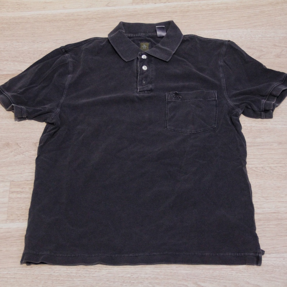 Penguin Bakersfield Men's Polo Shirt Medium Black